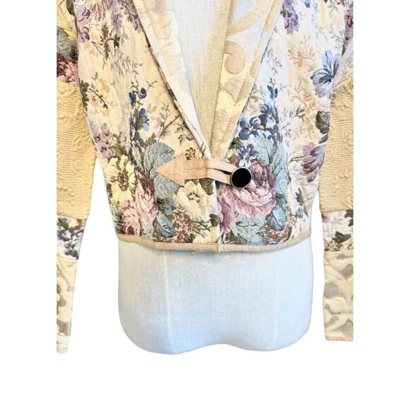 Vintage Floral Patchwork Women's Jacket - Picture 2 of 9